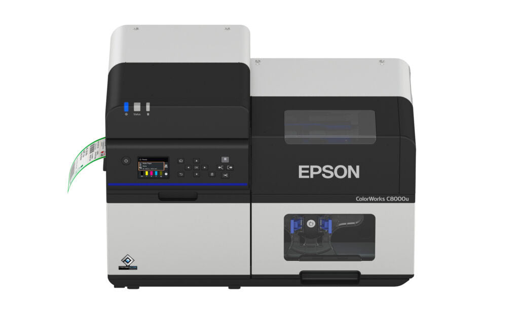 EPSON ColorWorks CW-C8000 4" Color Label Printer with Auto Cutter