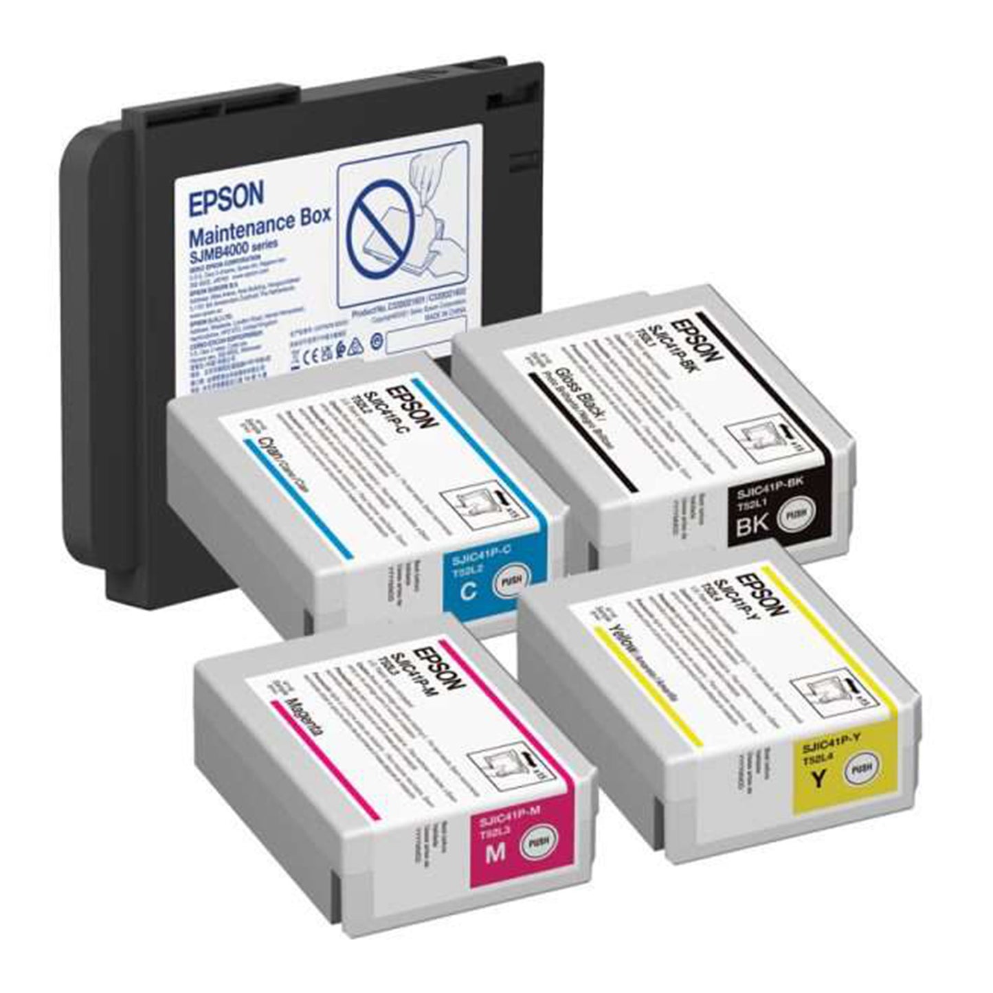 Epson C4000 Gloss Ink and Maintenance Box Bundle