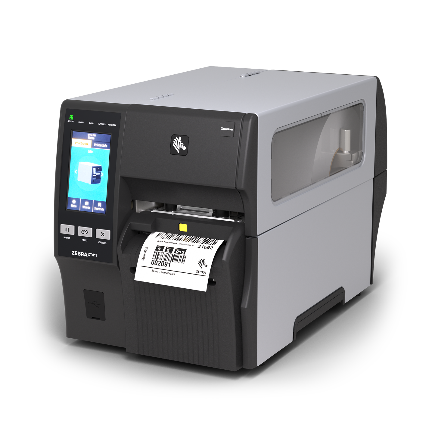 Zebra ZT411 300 dpi 4" Direct Thermal Label Printer with Linerless Cutter