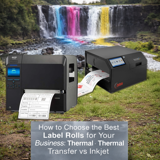 How to Choose the Best Label Rolls for Your Business: Thermal Transfer vs Inkjet Compared