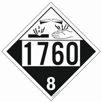 Tagboard Corrosive Class 8 (Pack of 50)