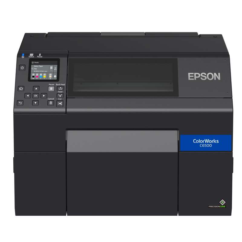 Epson ColorWorks CW-C6500A 8" Color Label Printer with Auto Cutter