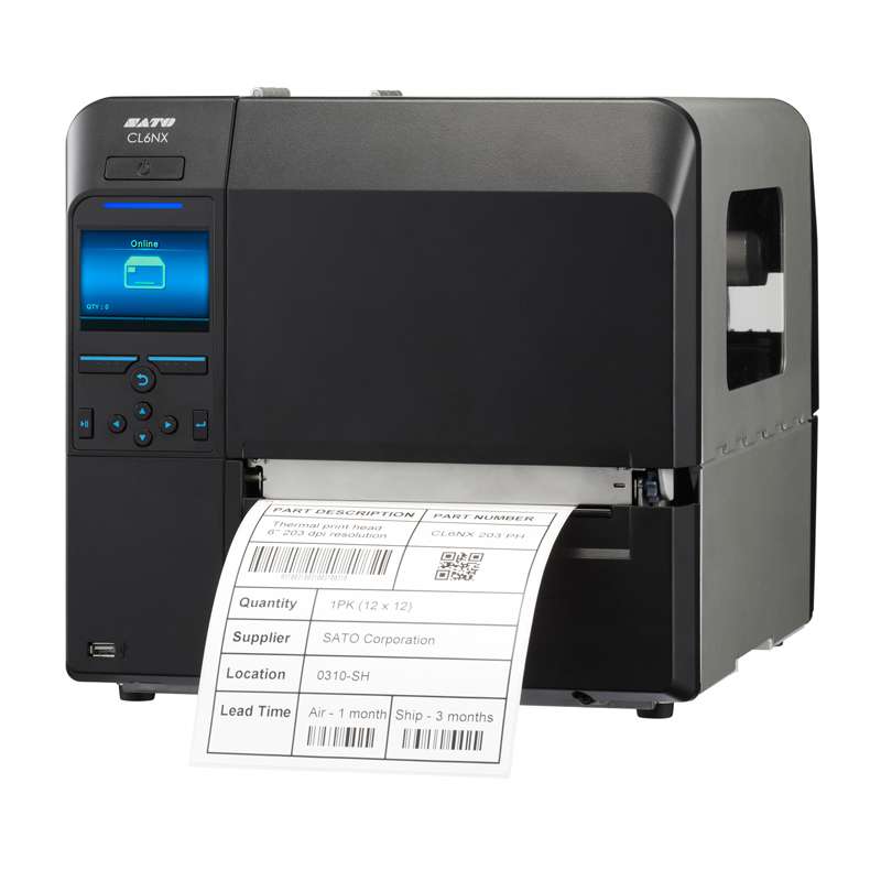SATO CL6NX Plus 203 dpi 6.5" Thermal Transfer Printer