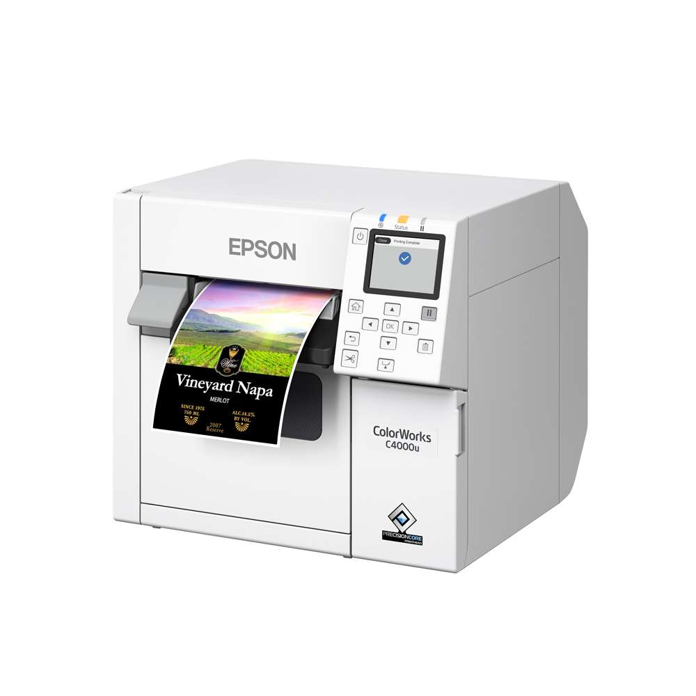 EPSON ColorWorks CW-C4000 4" COLOR Label Printer w/AutoCutter