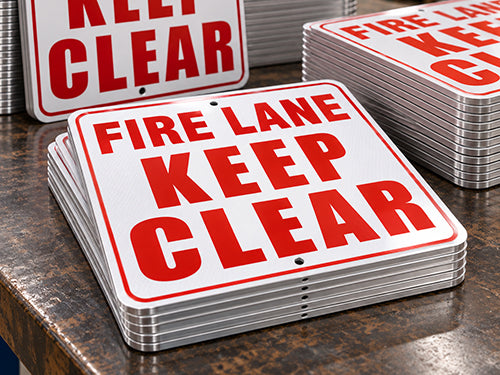 Safety sign example