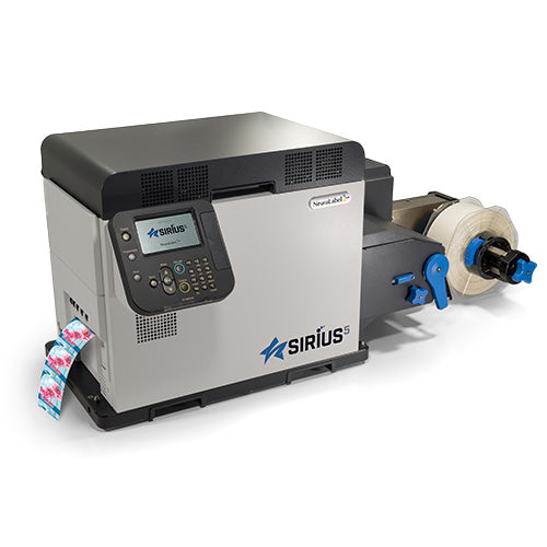 sirius color label printer front angle