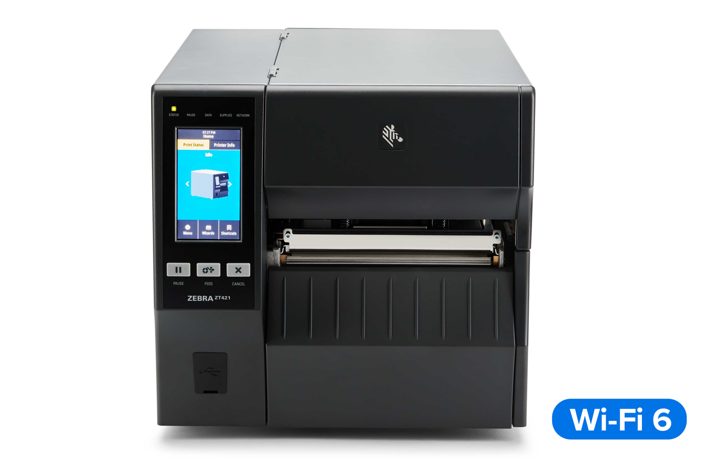 Zebra ZT421 300 dpi 6" Thermal Transfer Label Printer